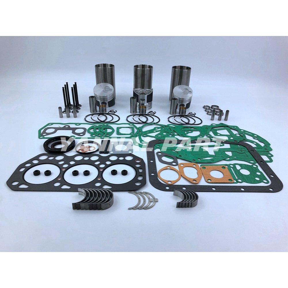 For Mitsubishi K3M DI Overhaul Rebuild Kit Full Head Gasket Set Bearing