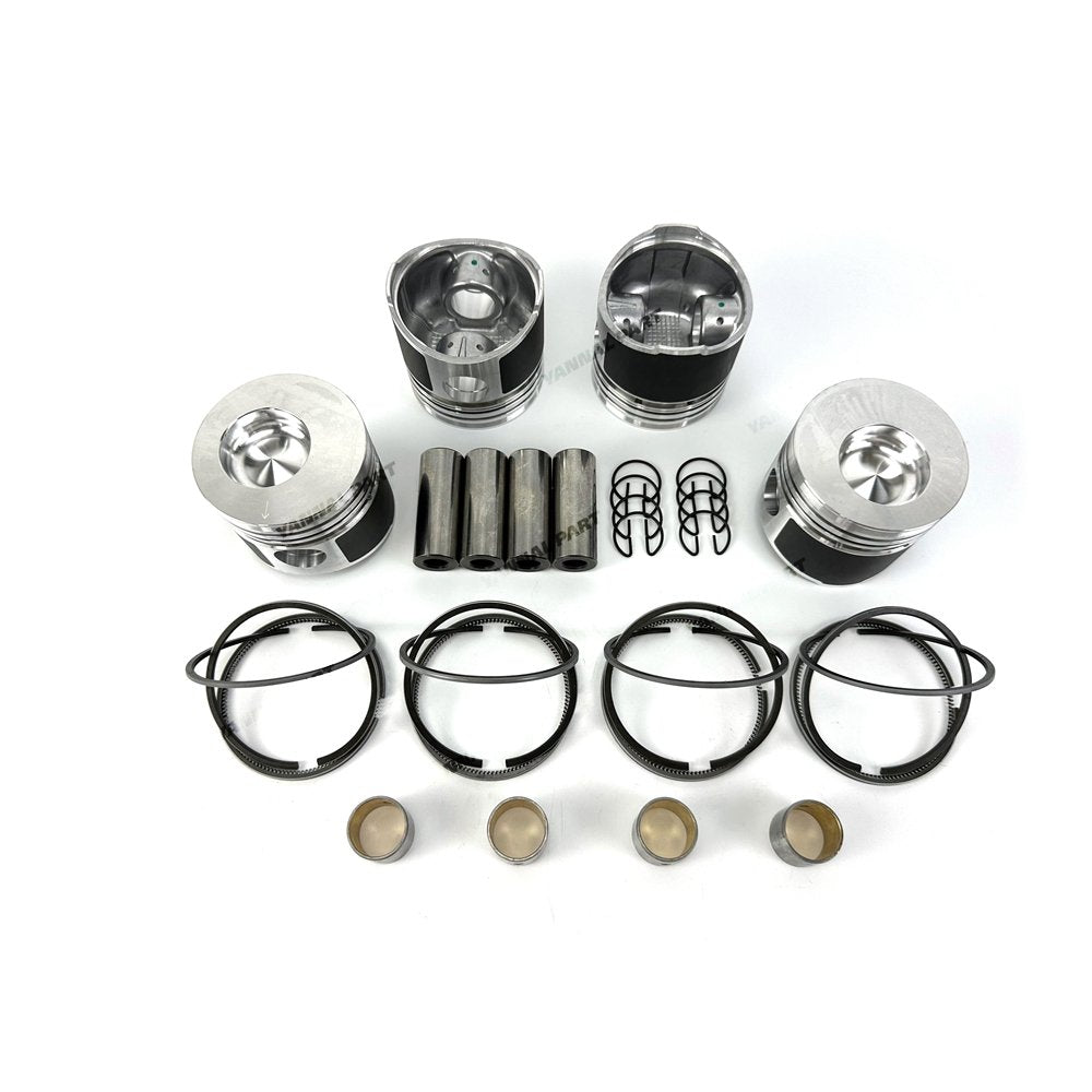 Piston With Rings For Mitsubishi K4E-DI Engine Part