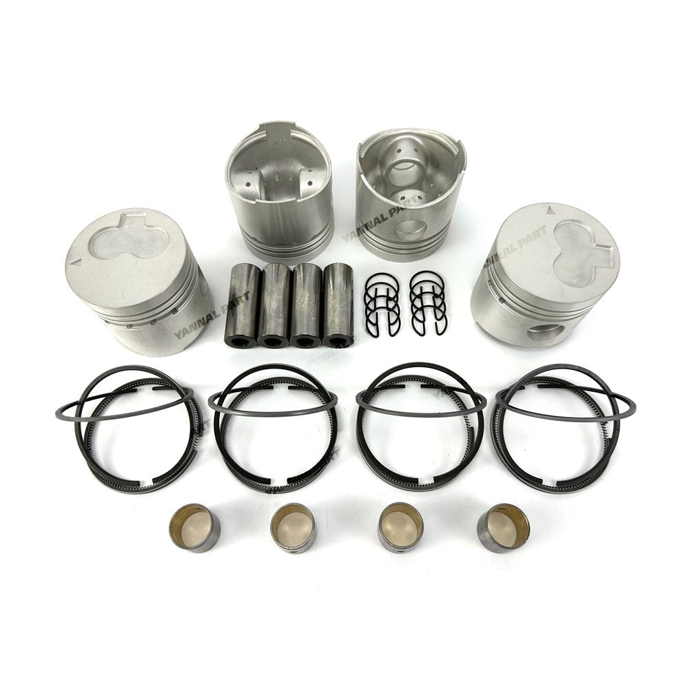 Piston With Rings For Mitsubishi K4E-IDI Engine Part