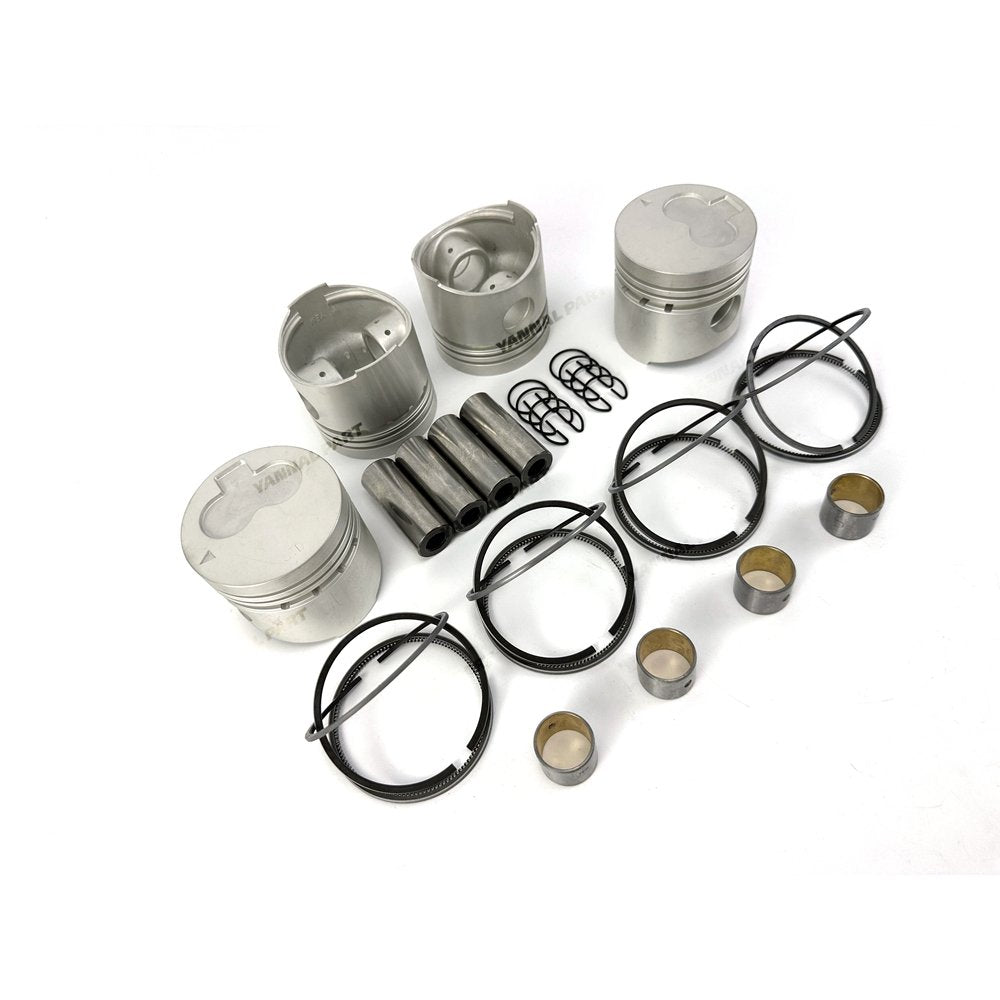 Piston With Rings For Mitsubishi K4E-IDI Engine Part