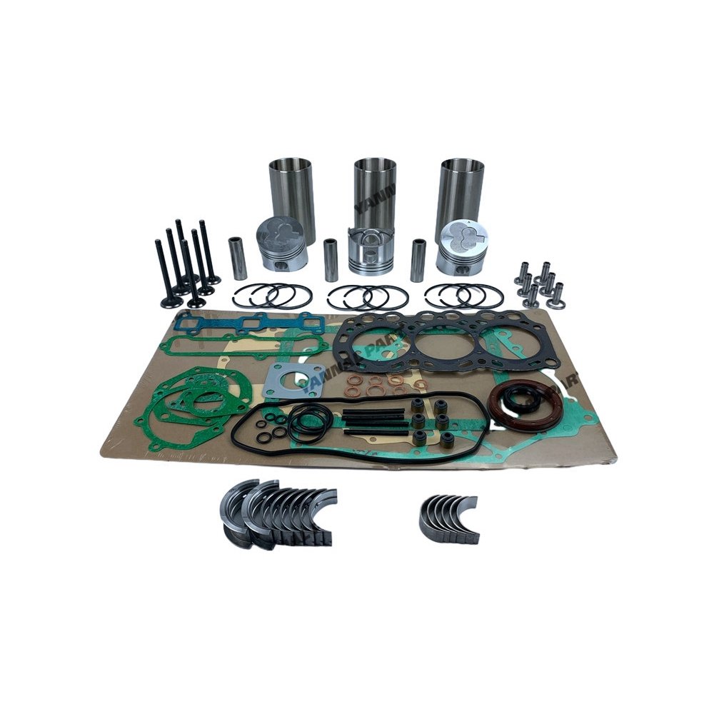 New Mitsubishi L3E Overhaul Kit With Valve Bearings Gasket Set STD ( PIN-21MM )