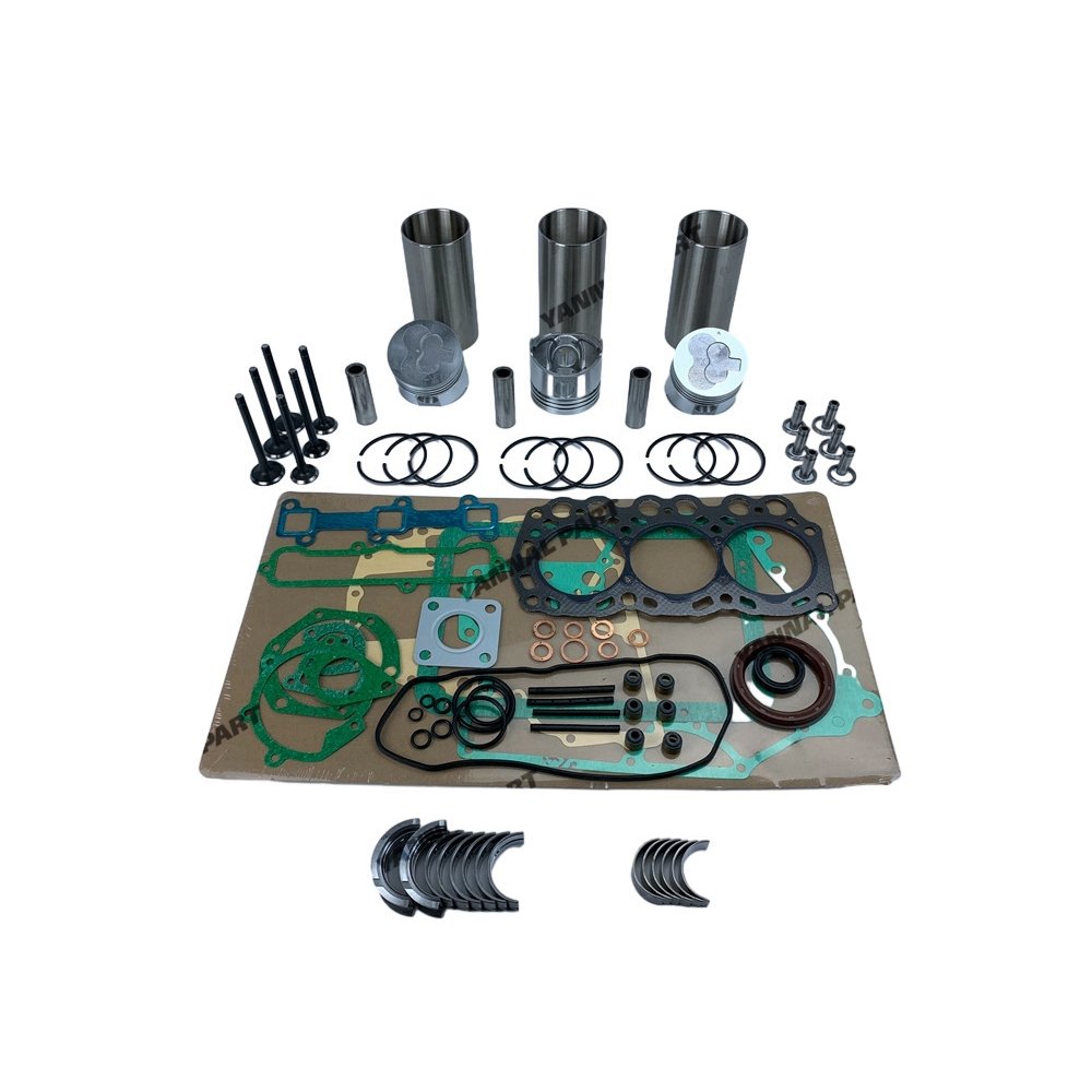 New Mitsubishi L3E Overhaul Kit With Valve Bearings Gasket Set STD ( PIN-21MM )