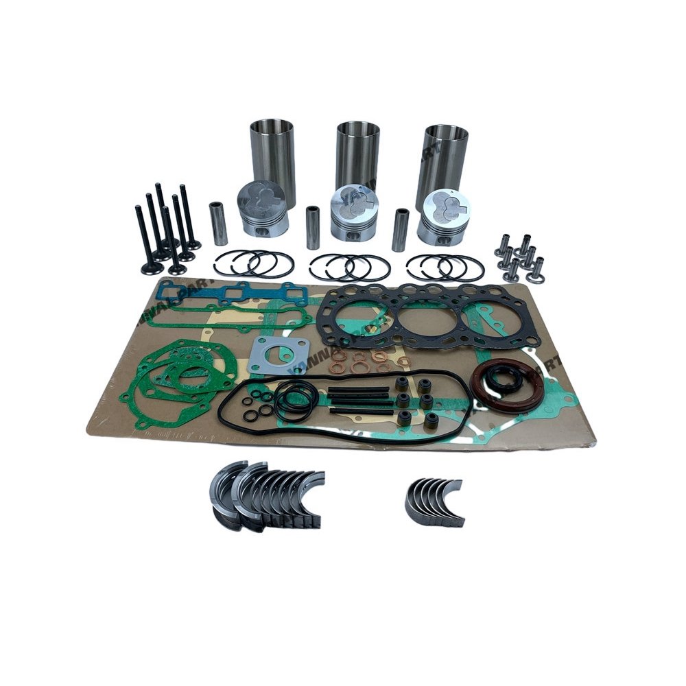 New Mitsubishi L3E Overhaul Kit With Valve Bearings Gasket Set STD ( PIN-21MM )