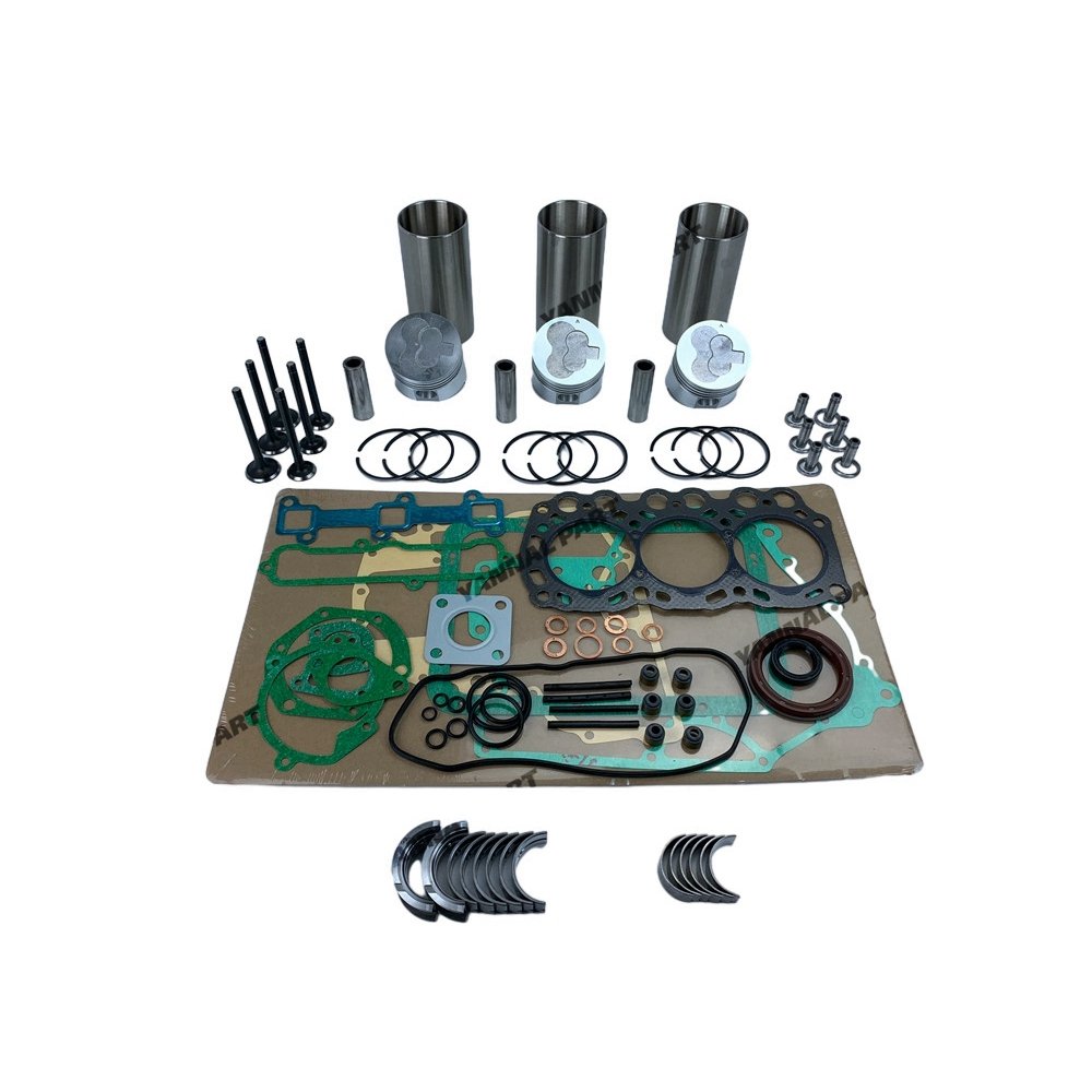 New Mitsubishi L3E Overhaul Kit With Valve Bearings Gasket Set STD ( PIN-21MM )