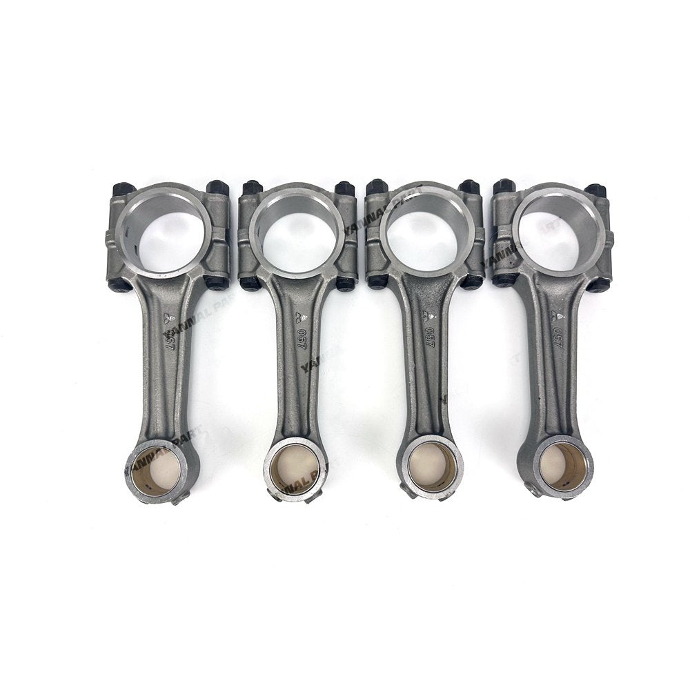 4 PCS Connecting Rod 5I-7668 34319-01012 30662 Fit For Mitsubishi S4K Engine