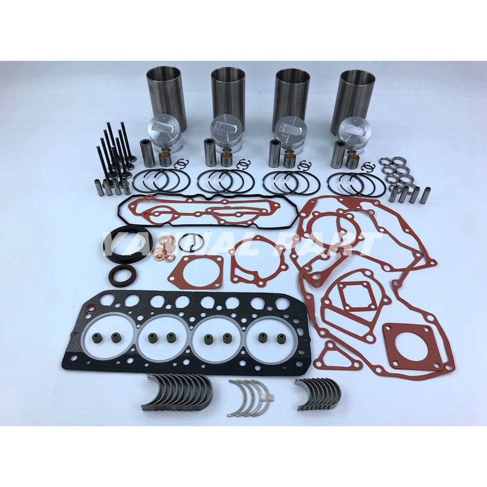 S4L Engine Overhaul Rebuild Kit With Gasket Bearing Valve For Mitsubishi Engine