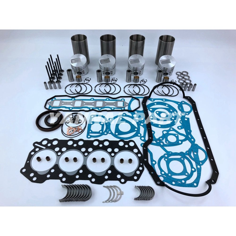 S4Q2 Engine Overhaul Rebuild Kit With Gasket Bearing Valve For Mitsubishi Engine