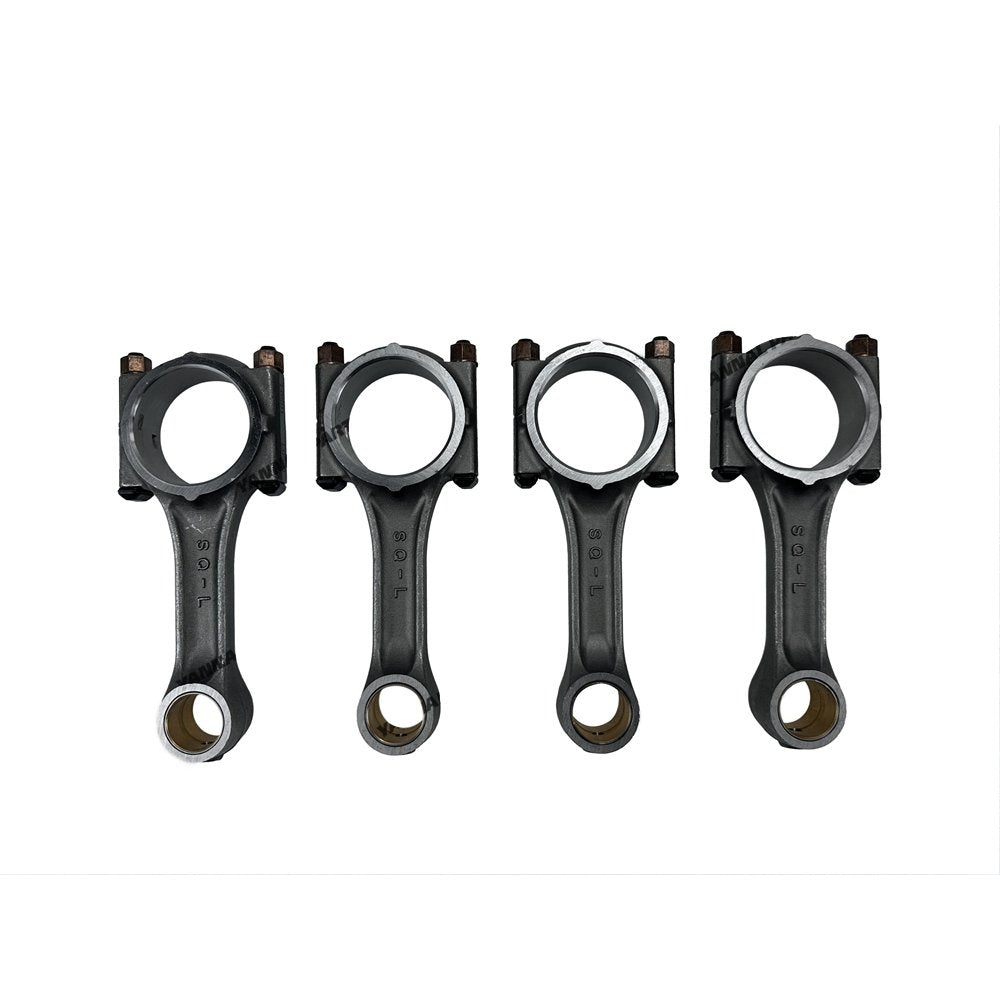 4 PCS Connecting Rod 32C19-00014 Fit For Mitsubishi S4Q2 Engine