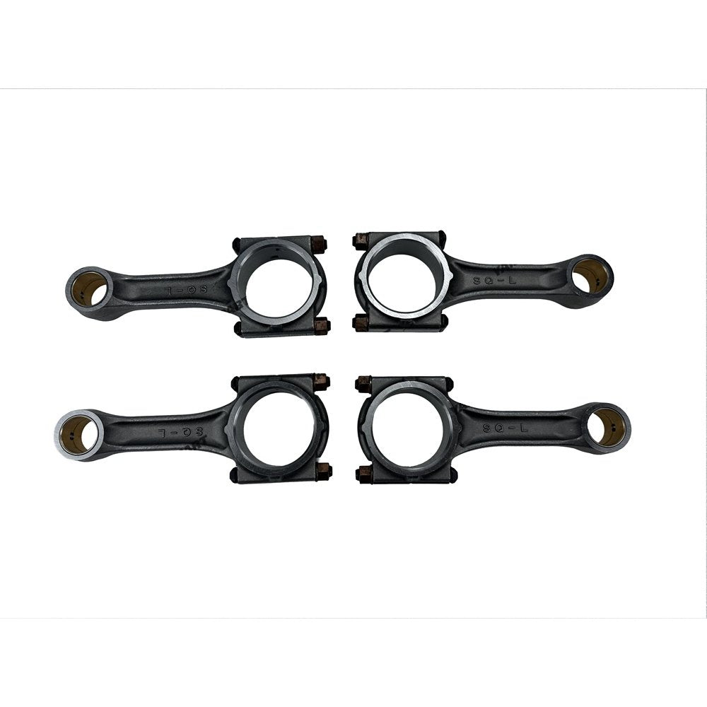 4 PCS Connecting Rod 32C19-00014 Fit For Mitsubishi S4Q2 Engine