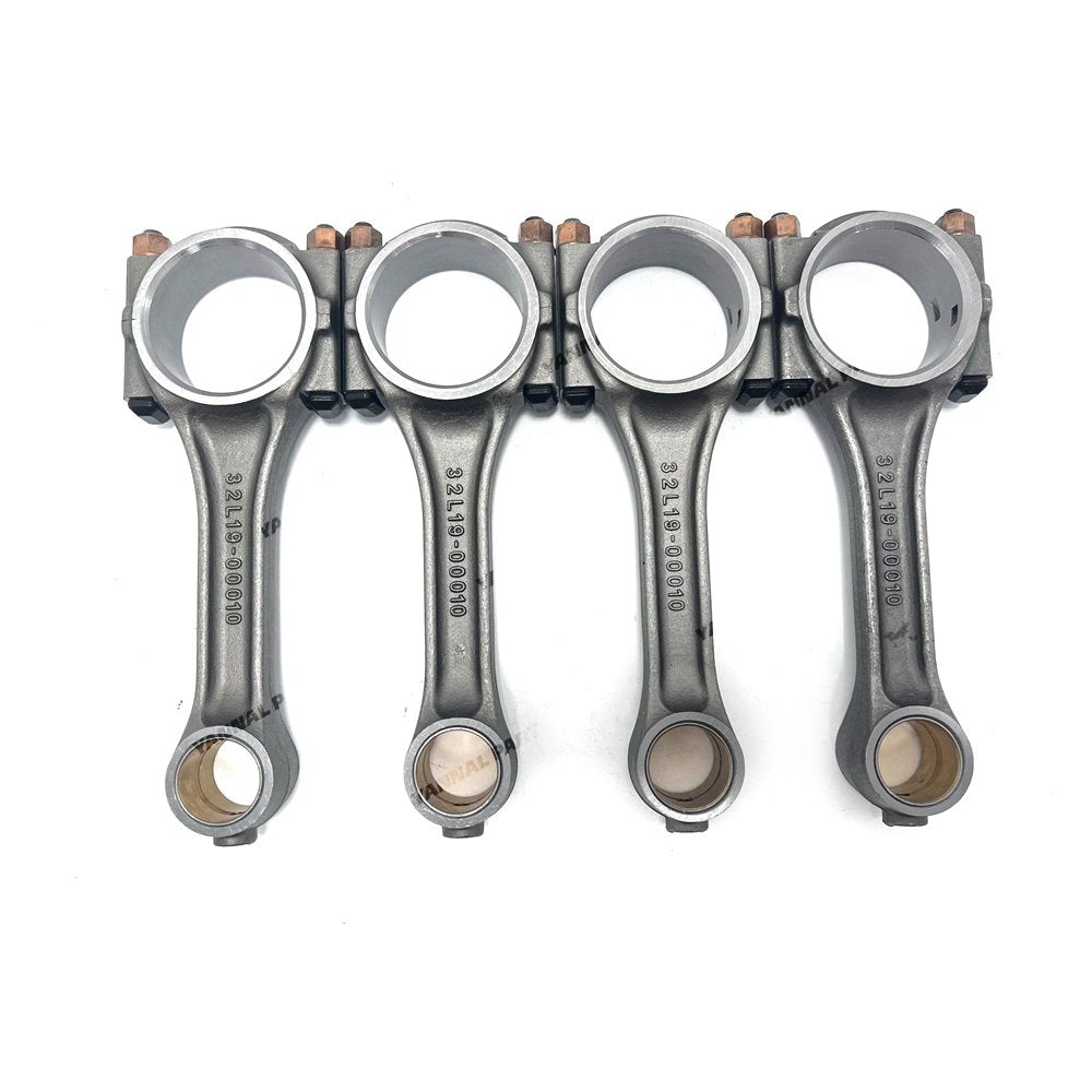 4 PCS Connecting Rod 32A19-00010 103-9680 Fit For Mitsubishi S4S Engine