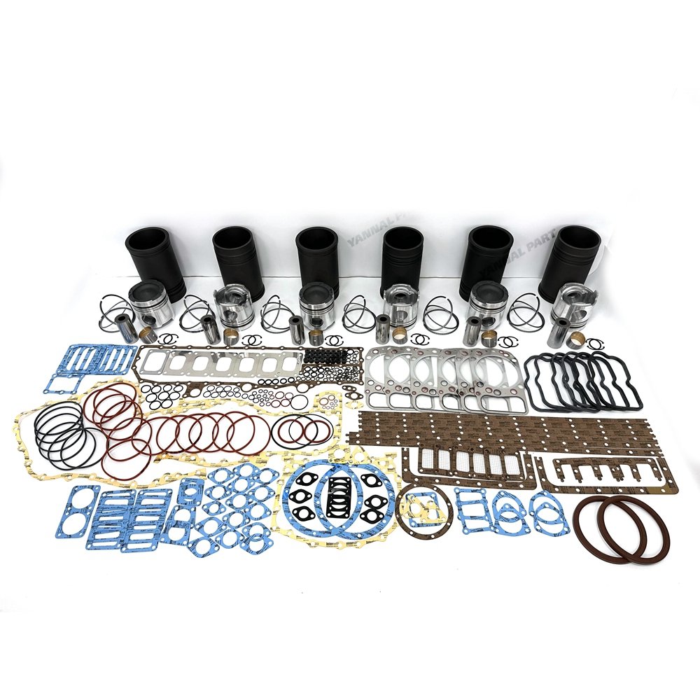 Rebuild Kit With Piston Ring Cylinder Gaskets For Mitsubishi S6A2 Engine Part
