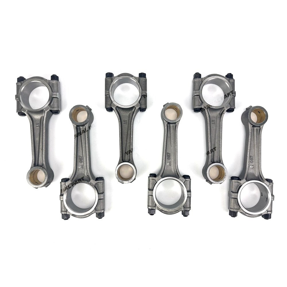 6 PCS Connecting Rod 5I-7668 34319-01012 30662 Fit For Mitsubishi S6K Engine