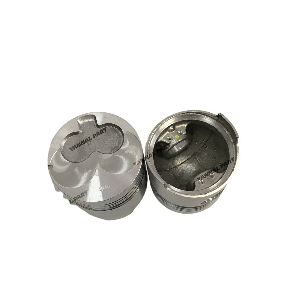 3x For Isuzu 2030 Piston With Pin STD 3AB1 Engine Spare Parts