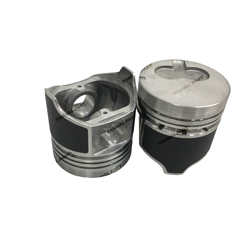 3x For Isuzu Piston With Pin STD 3KB1 Engine Spare Parts