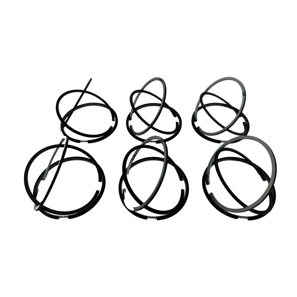 4x Piston Ring STD For Isuzu 4BB1 Excavator Engine Spare Parts