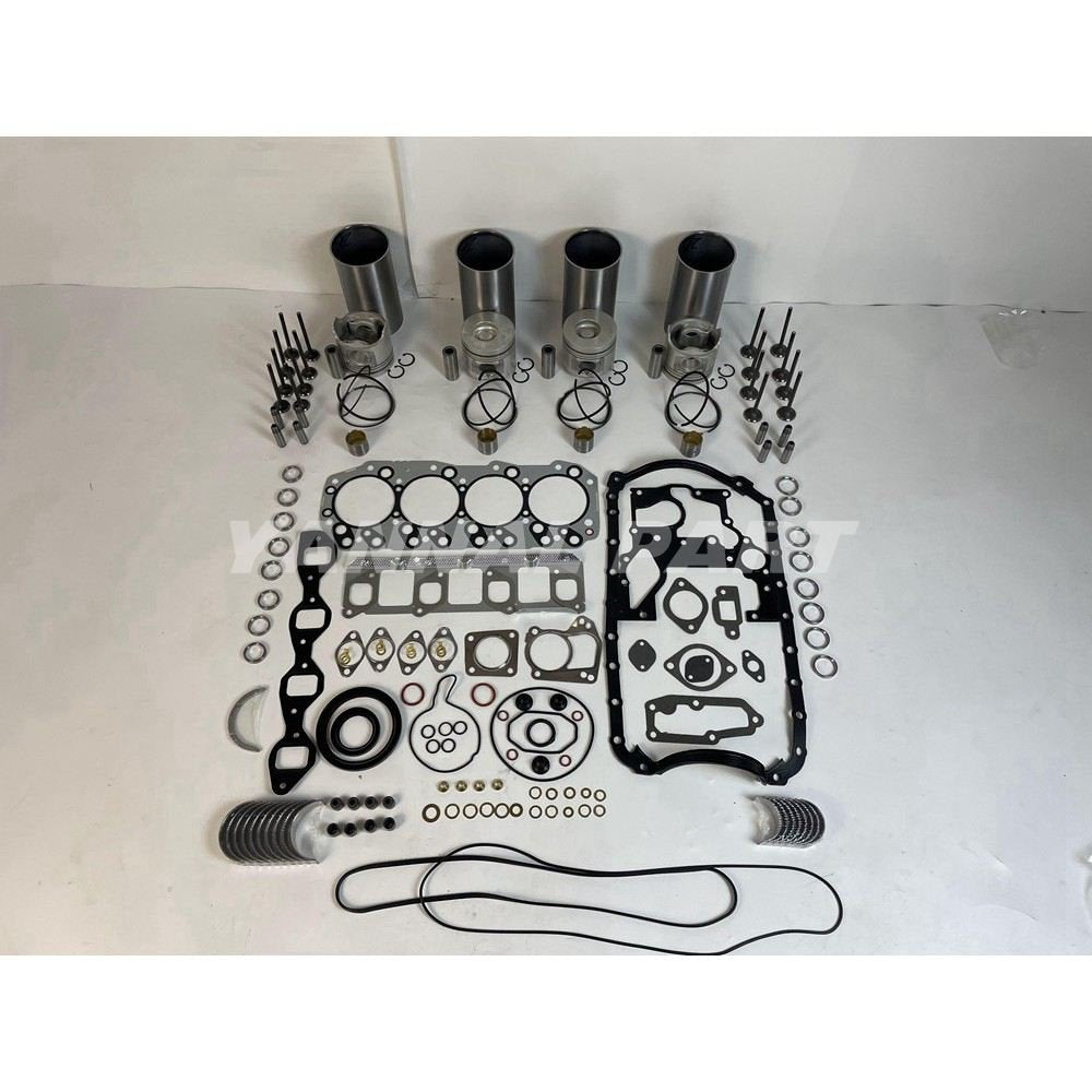 New 4JH1 Overhaul Kit & Cylinder Gasket Set With Engine Bearing Valves For Isuzu