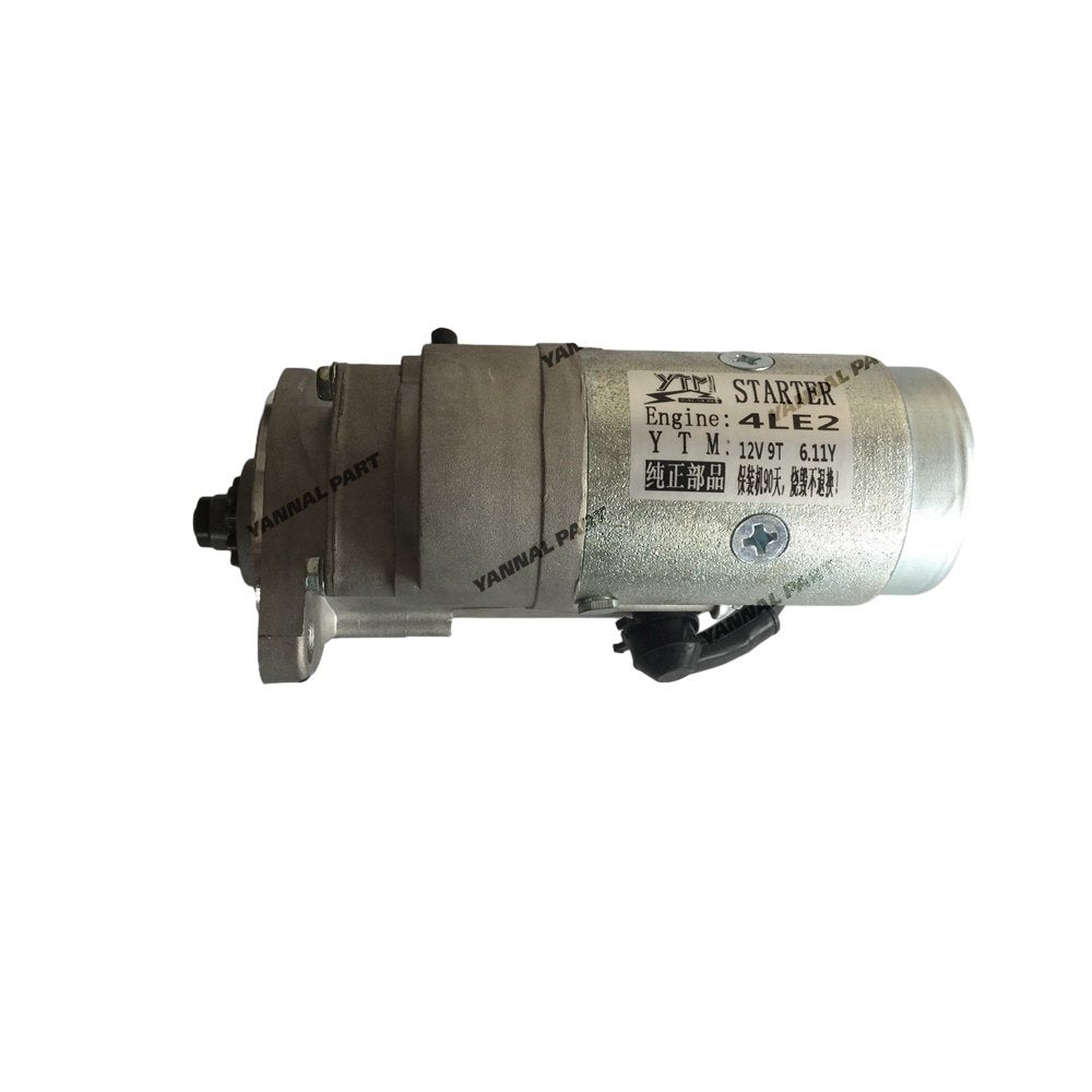 Starter 12V 9T For Isuzu 4LE2 Engine Part