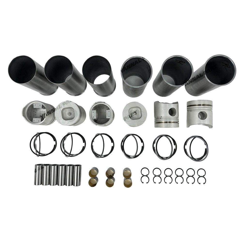 Cylinder Liner Kit Fit For Isuzu 6BB1 Engine