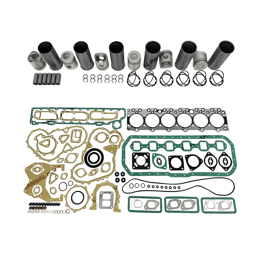 Cylinder Liner Kit Fit For Isuzu 6BB1 Engine