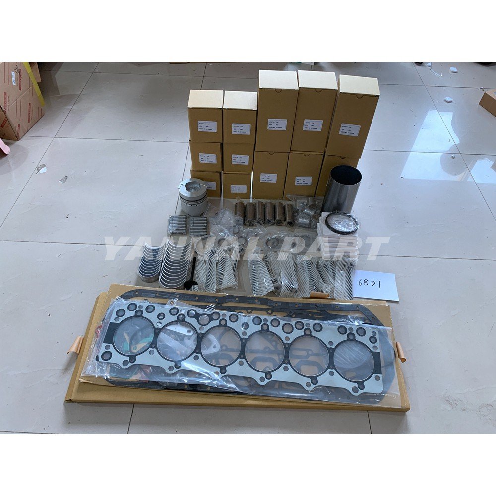 Cylinder Liner Kit Fit For Isuzu 6BD1 Engine