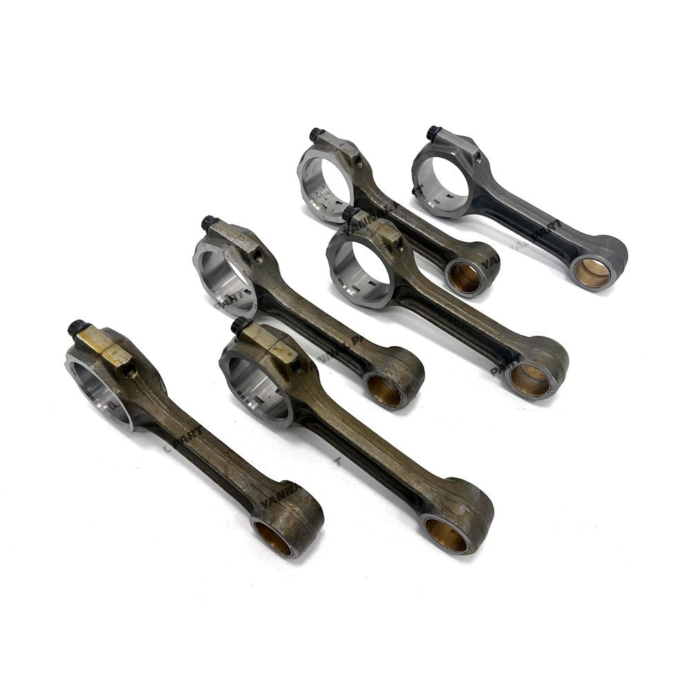 6 PCS Connecting Rod 1-12230095-1 Fit For Isuzu 6BD1 Engine