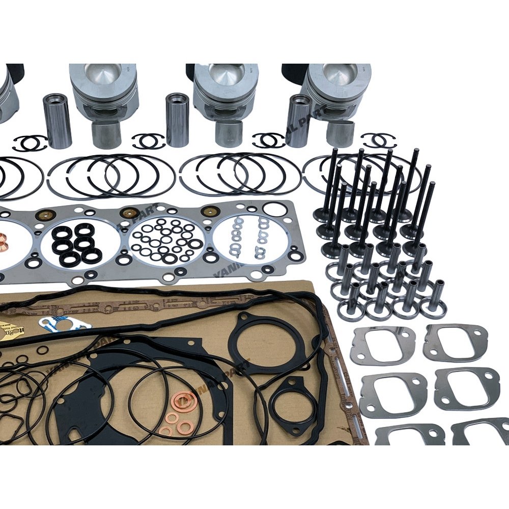 New Isuzu 6HK1 6HK1T Engine Overhaul Rebuild Kit With Valves