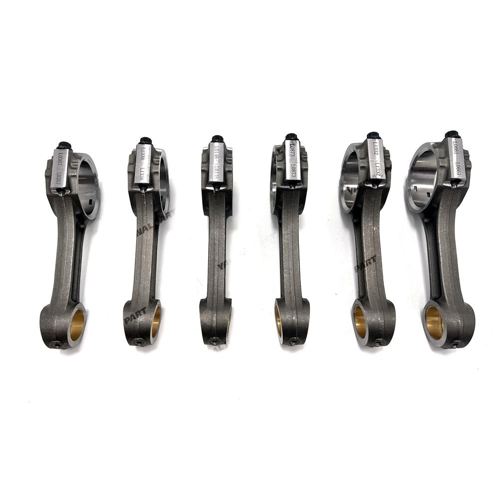 6 PCS Connecting Rod Fit For Isuzu 6HK1 Engine