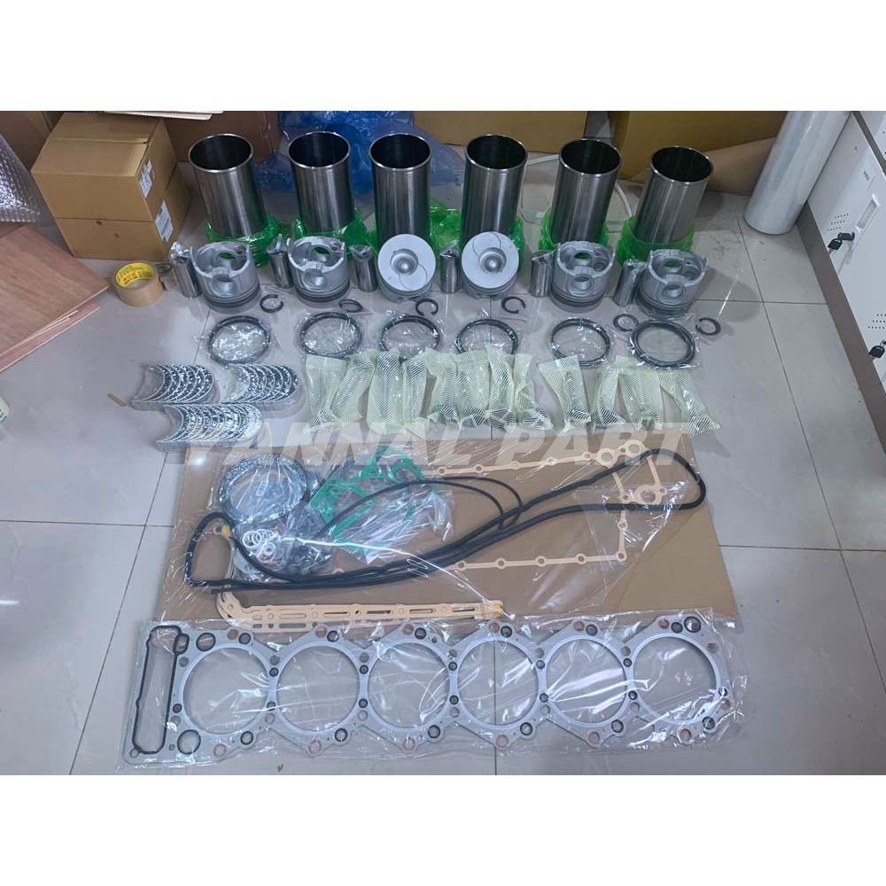 Cylinder Liner Kit Fit For Isuzu 6SD1 Engine