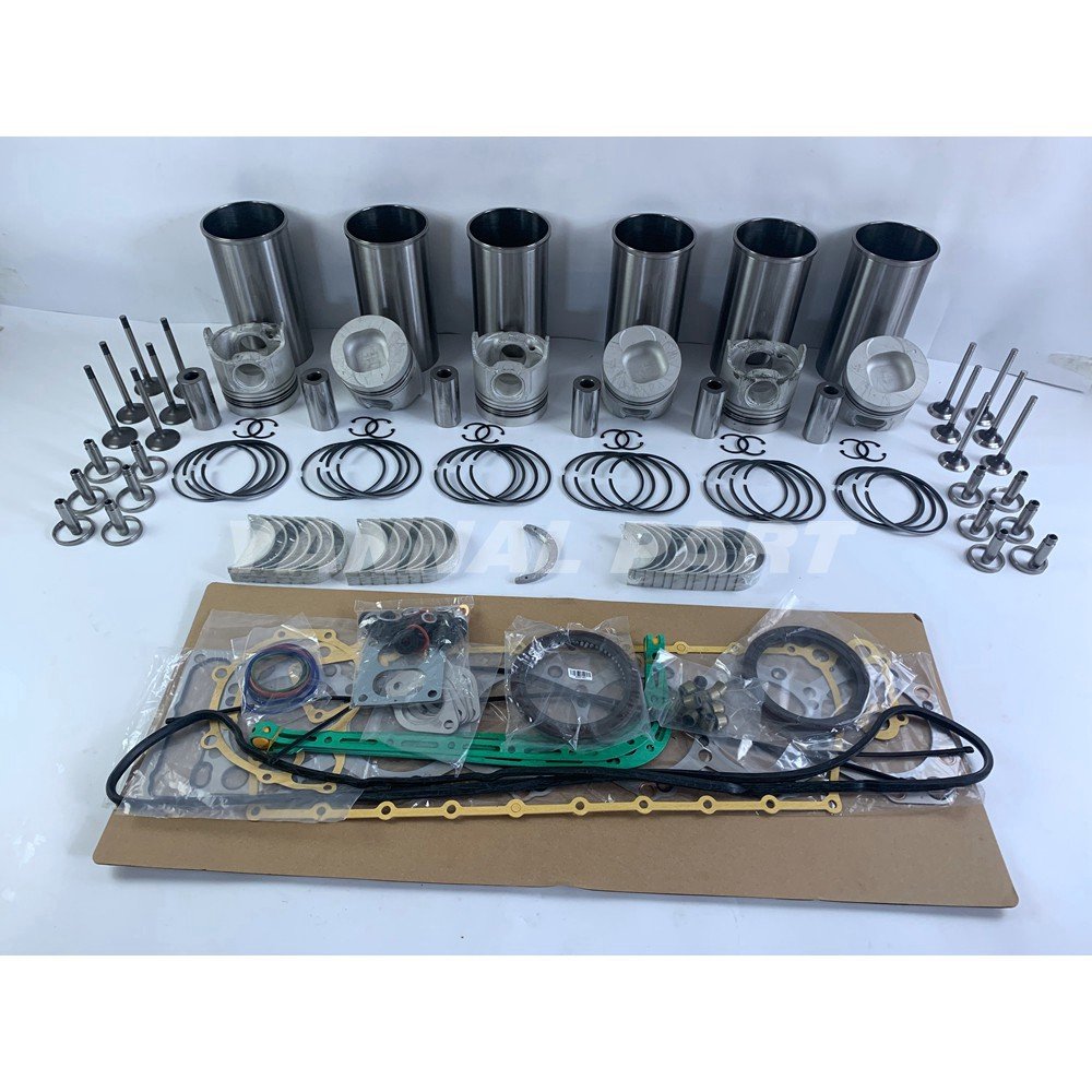 Cylinder Liner Kit Fit For Isuzu 6SD1 Engine