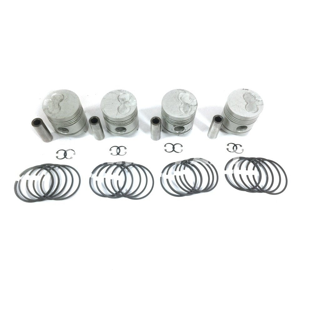 brand-new 4 PCS C201 Piston With Rings Set Std For Isuzu Engine Parts