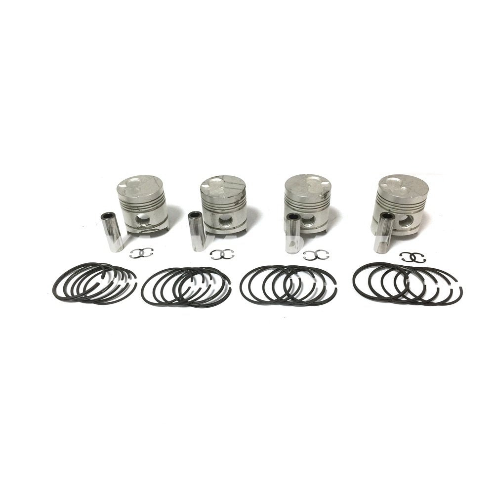 brand-new 4 PCS C221 Piston With Rings Set Std For Isuzu Engine Parts