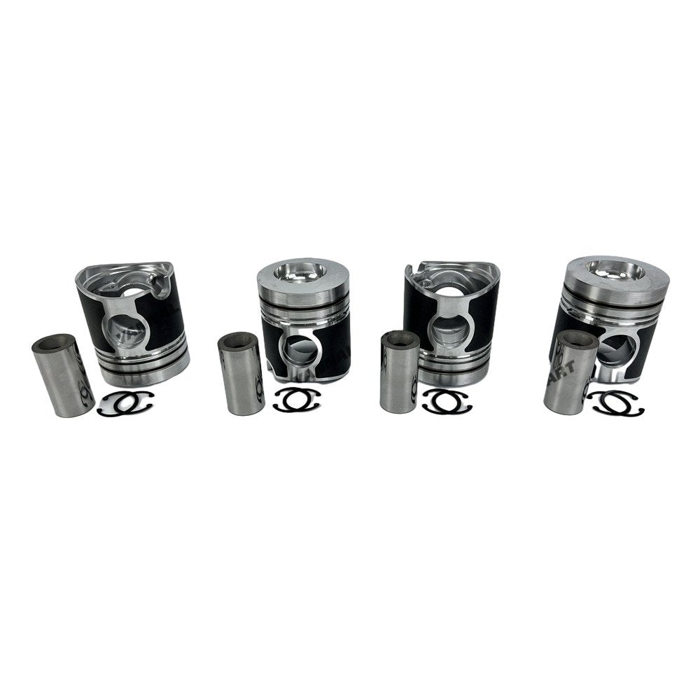 4x Piston Kit STD For Deutz BF4L913 Engine Parts