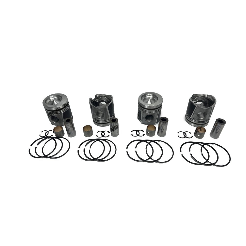 4x BF4L914 Piston Kit With Piston Ring STD For Deutz diesel Engine parts