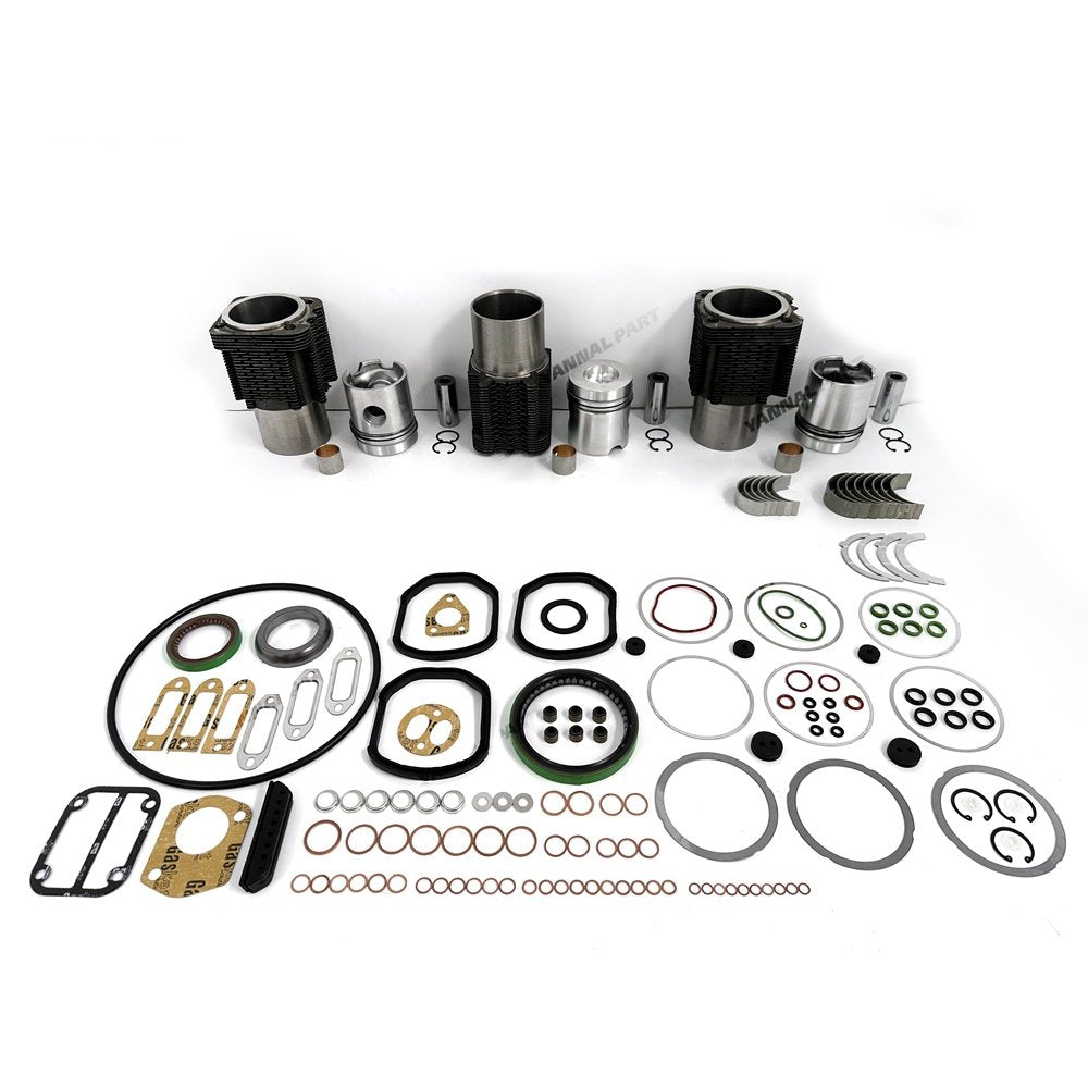 Overhaul Rebuild Kit With Gasket Set Bearing For Deutz F3L912 Engine Part