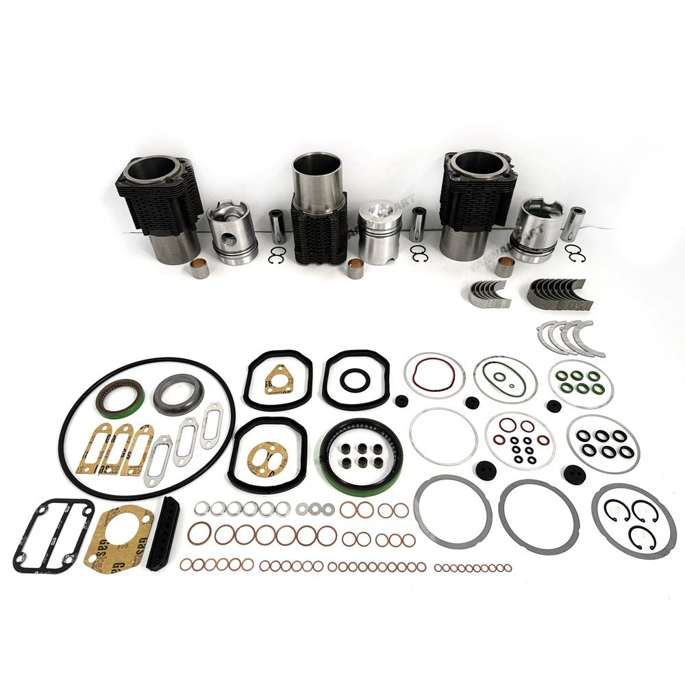 Overhaul Rebuild Kit With Gasket Set Bearing For Deutz F3L912 Engine Part