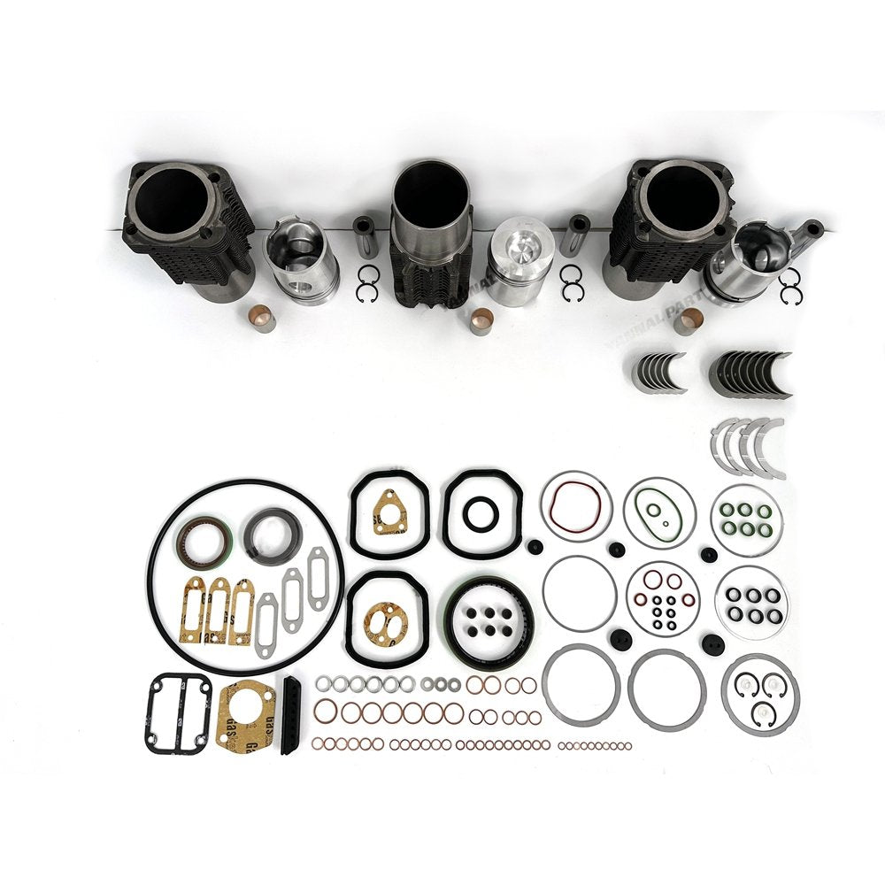 Overhaul Rebuild Kit With Gasket Set Bearing For Deutz F3L912 Engine Part