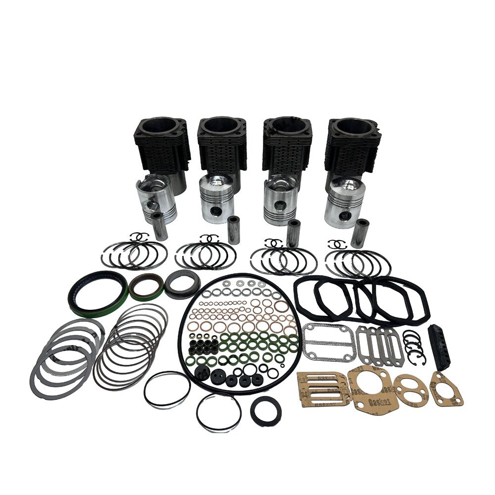 4x F4L912 Engine Overhaul Kit With Full Gasket Set For Deutz diesel Engine