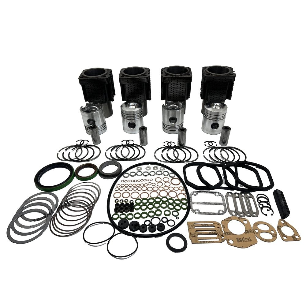 4x F4L912 Engine Overhaul Kit With Full Gasket Set For Deutz diesel Engine