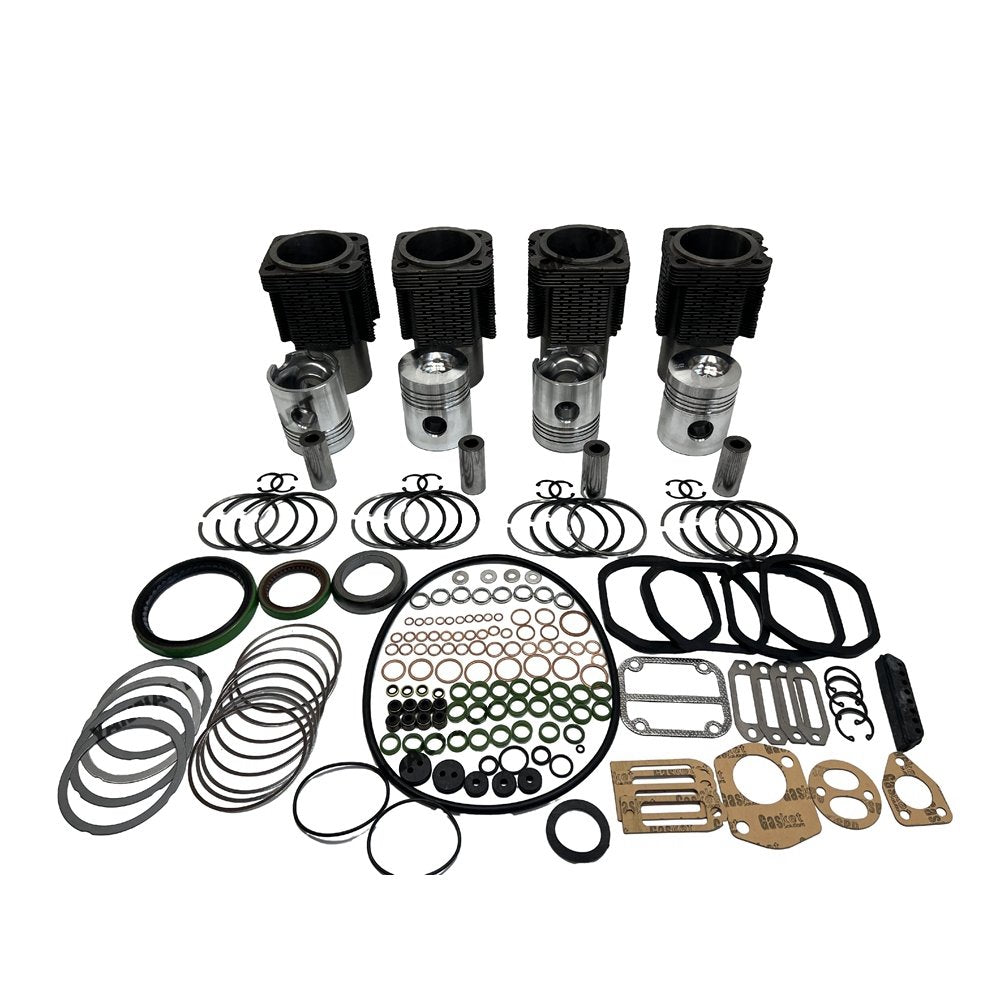 4x F4L912 Engine Overhaul Kit With Full Gasket Set For Deutz diesel Engine