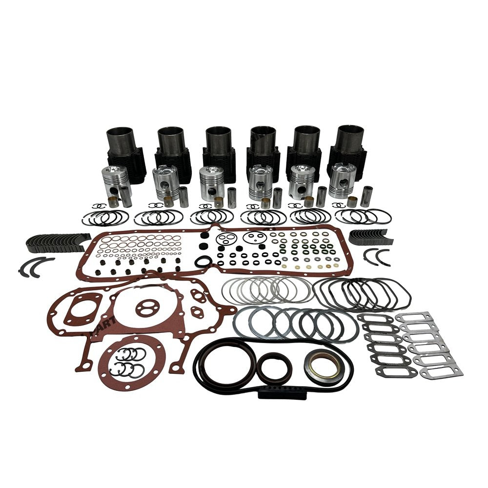 6x F6L912 Overhaul Rebuild Kit With Gasket Set Bearing For Deutz diesel Engine