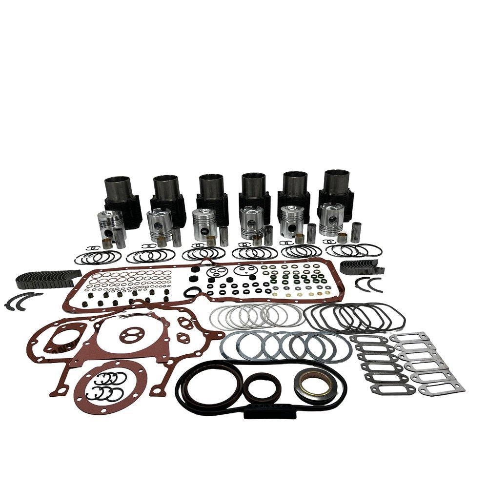 6x F6L912 Overhaul Rebuild Kit With Gasket Set Bearing For Deutz diesel Engine