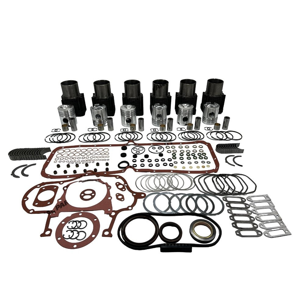 6x F6L912 Overhaul Rebuild Kit With Gasket Set Bearing For Deutz diesel Engine