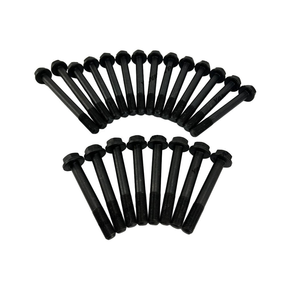 22 PCS Head Bolt Set For Perkins 1004-4 Diesel Engine