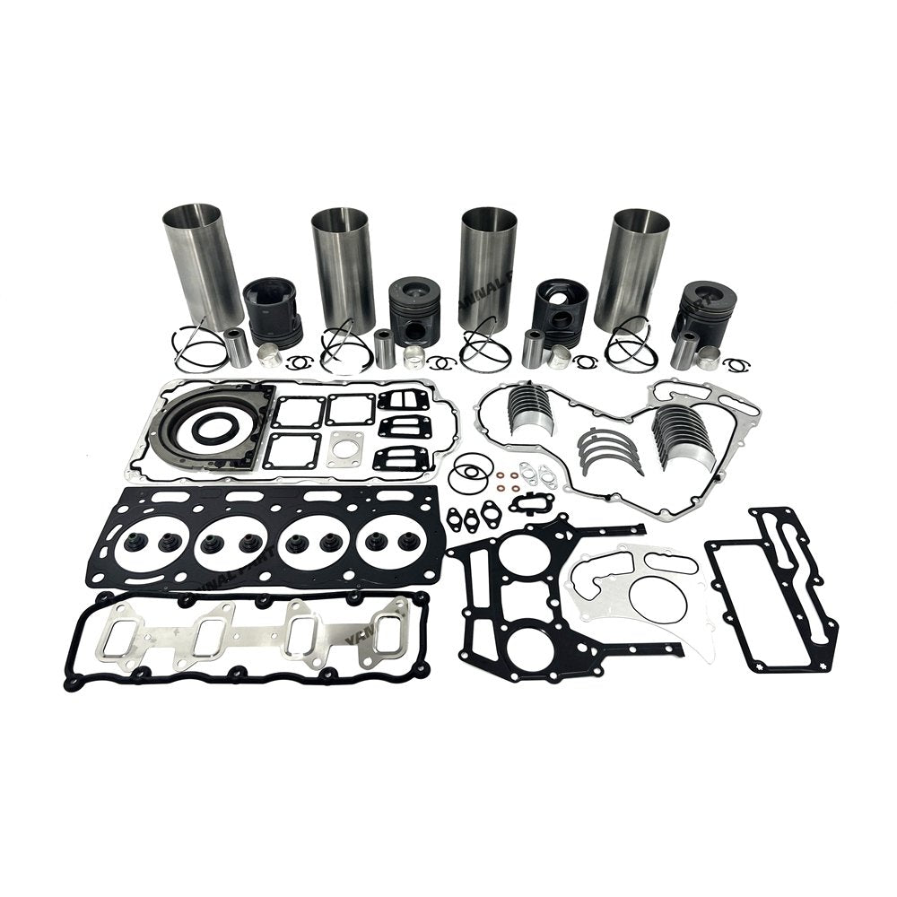 Engine Overhaul Rebuild Kit With Gasket Bearing Set For Perkins 1104 Engine