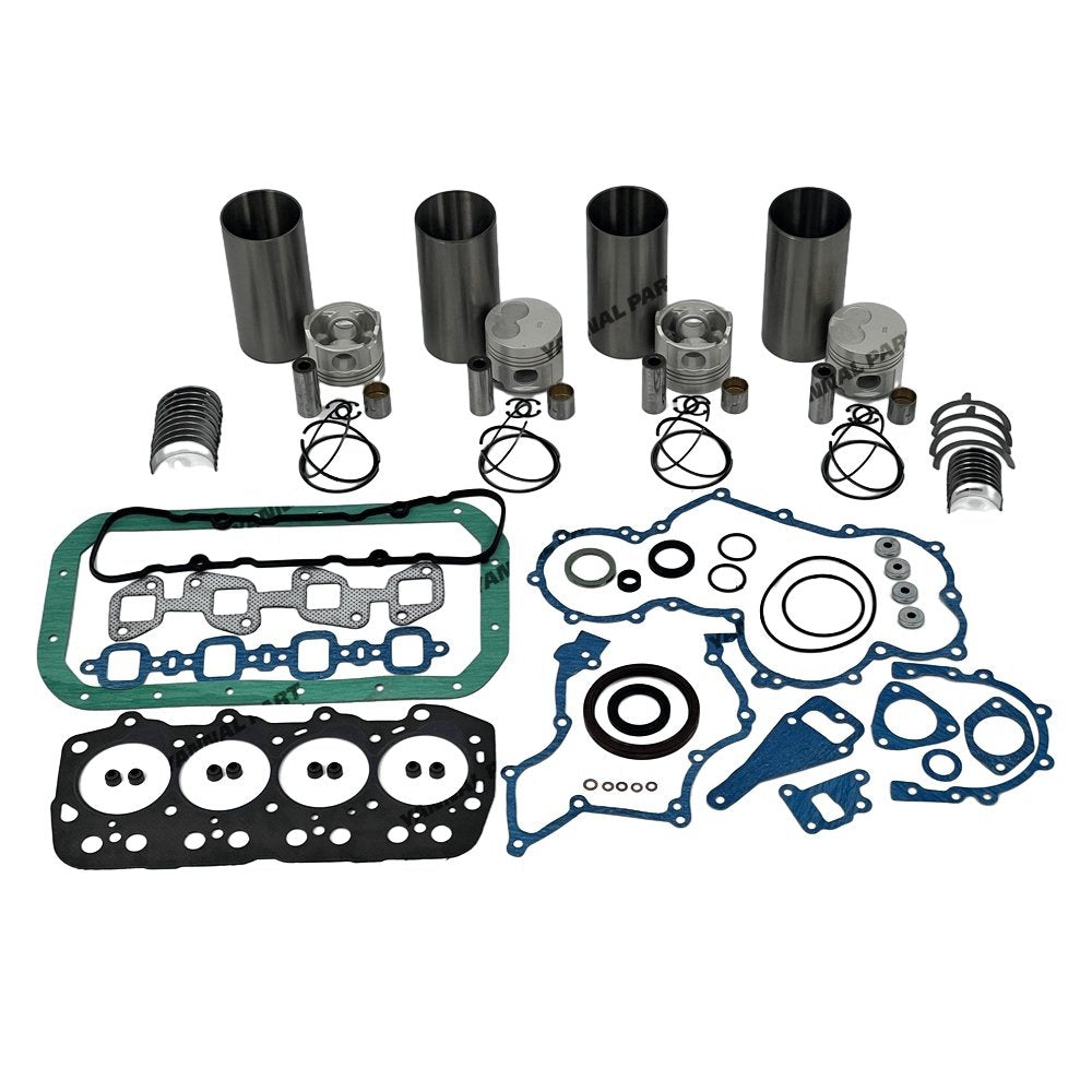 1DZ-2 Overhaul Rebuild Kit With Gasket Set Bearing For Toyota Excavator Parts