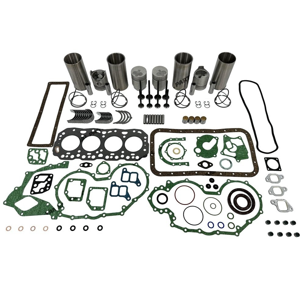 4X 2J Engine Overhaul Rebuild Kit For Toyota Excavator Parts