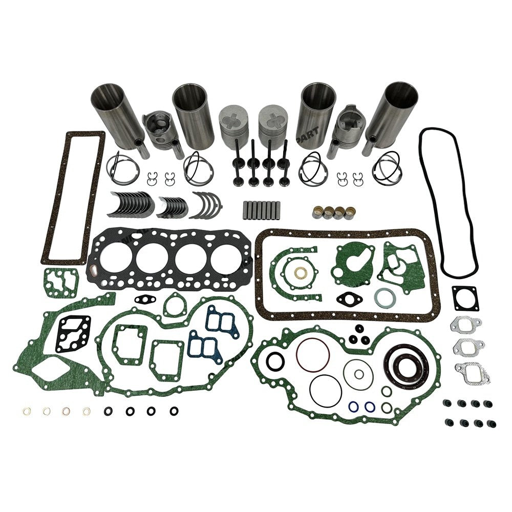 4X 2J Engine Overhaul Rebuild Kit For Toyota Excavator Parts