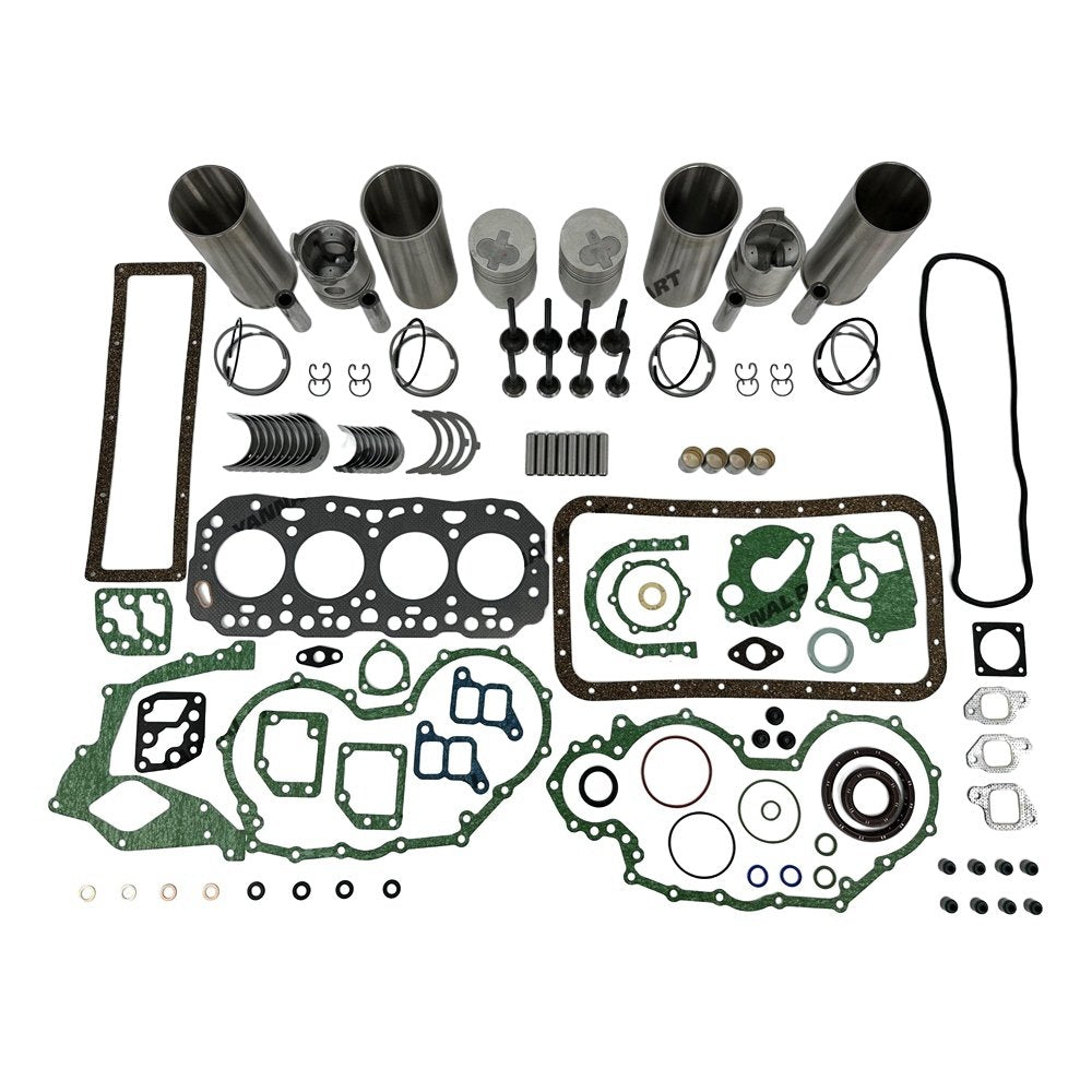 4X 2J Engine Overhaul Rebuild Kit For Toyota Excavator Parts