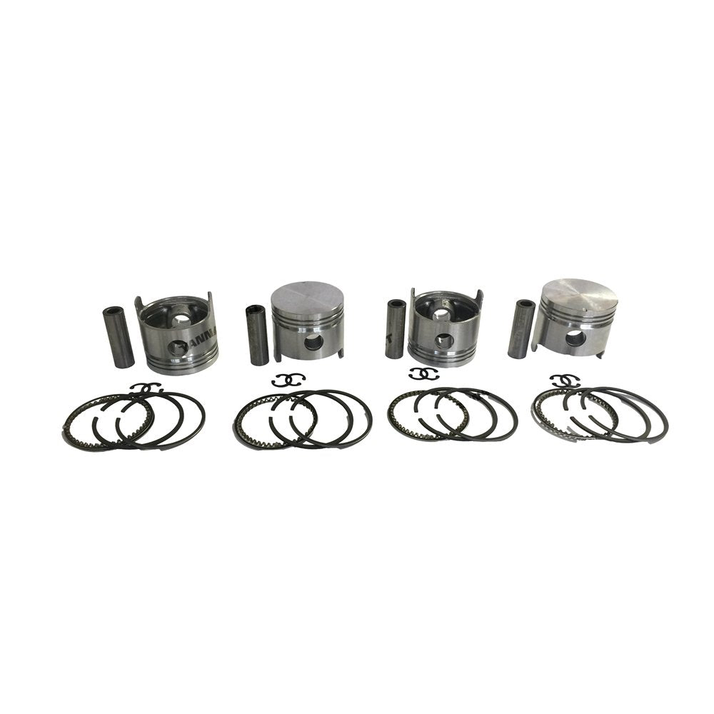 4 PCS For Toyota Diesel Engine 4P Piston & Rings Std