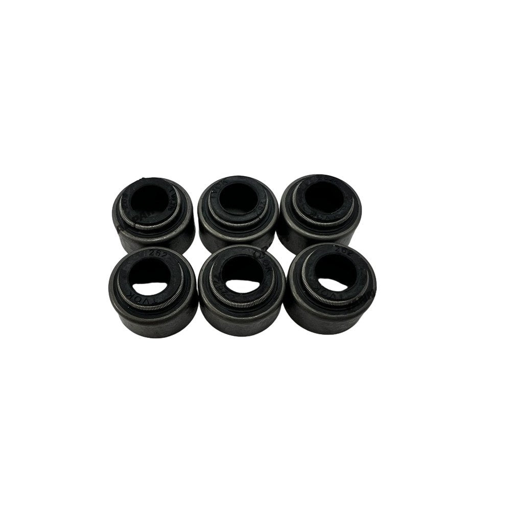 6x Valve Oil Seal For Yanmar 3D84 Excavator Engine Spare Parts